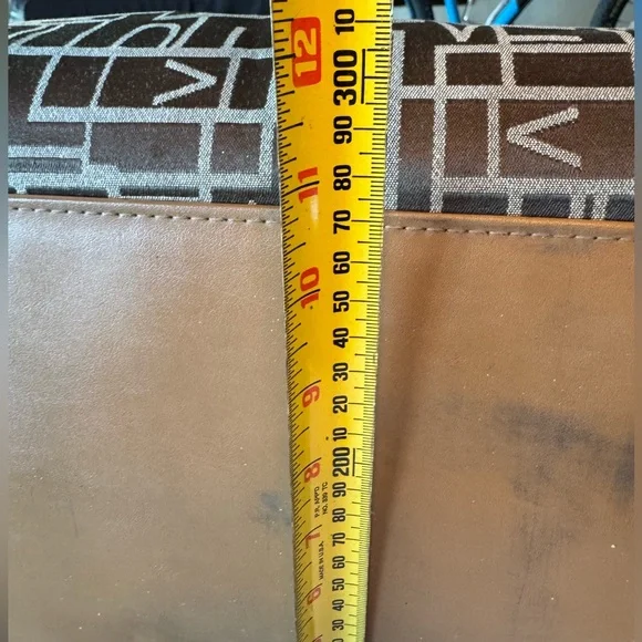 Vintage Diane Von Furstenberg DVF Logo Pattern Overnight Tote Travel Bag - Picture 9 of 11